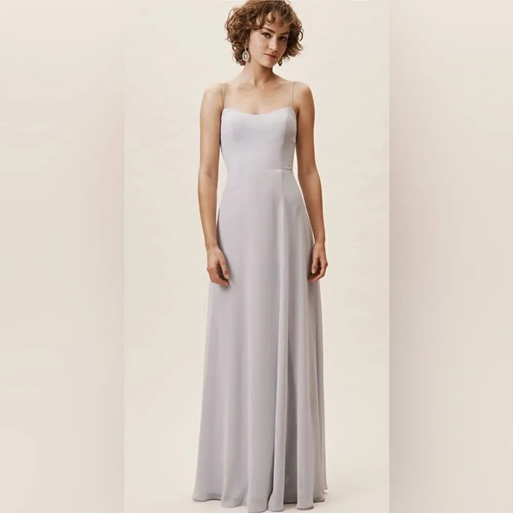 NEW BHLDN jenny yoo kiara dress gray